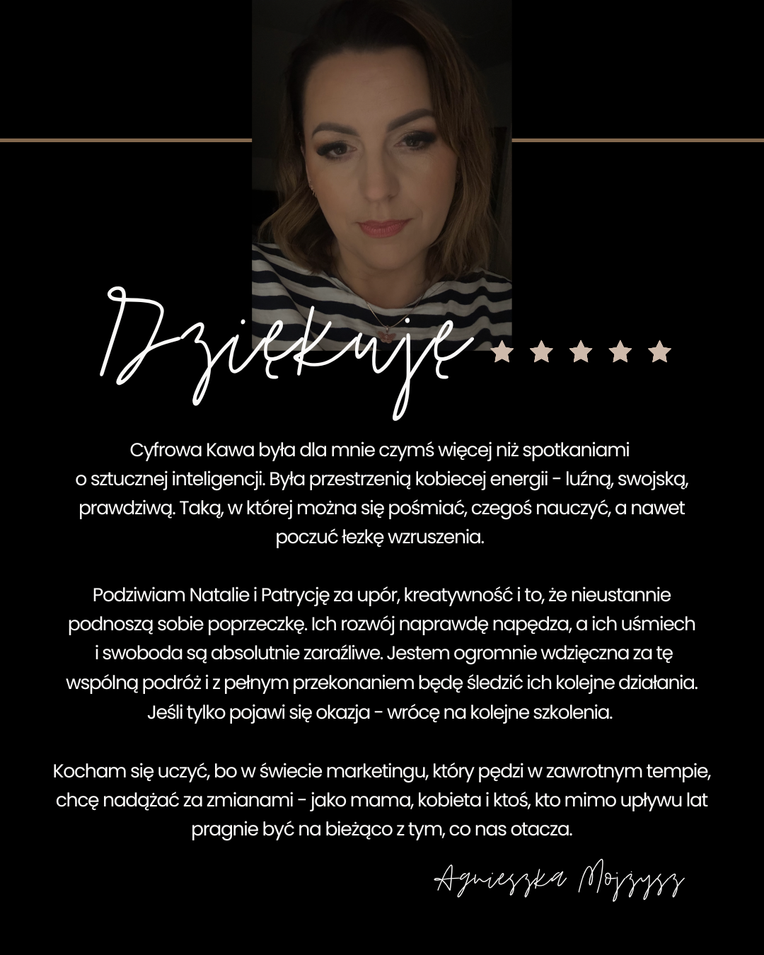 Agnieszka Mojżysz - opinia o Cyfrowej Kawie