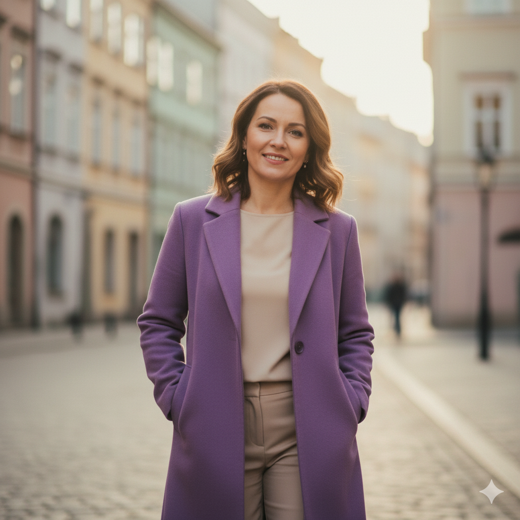 Pewna siebie kobieta